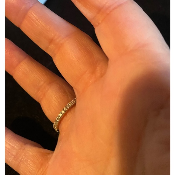 ❤️Bo.Dream Round Cubic Zirconia CZ Full Eternity Ring Sterling Silver❤️ NIB - Picture 5 of 9